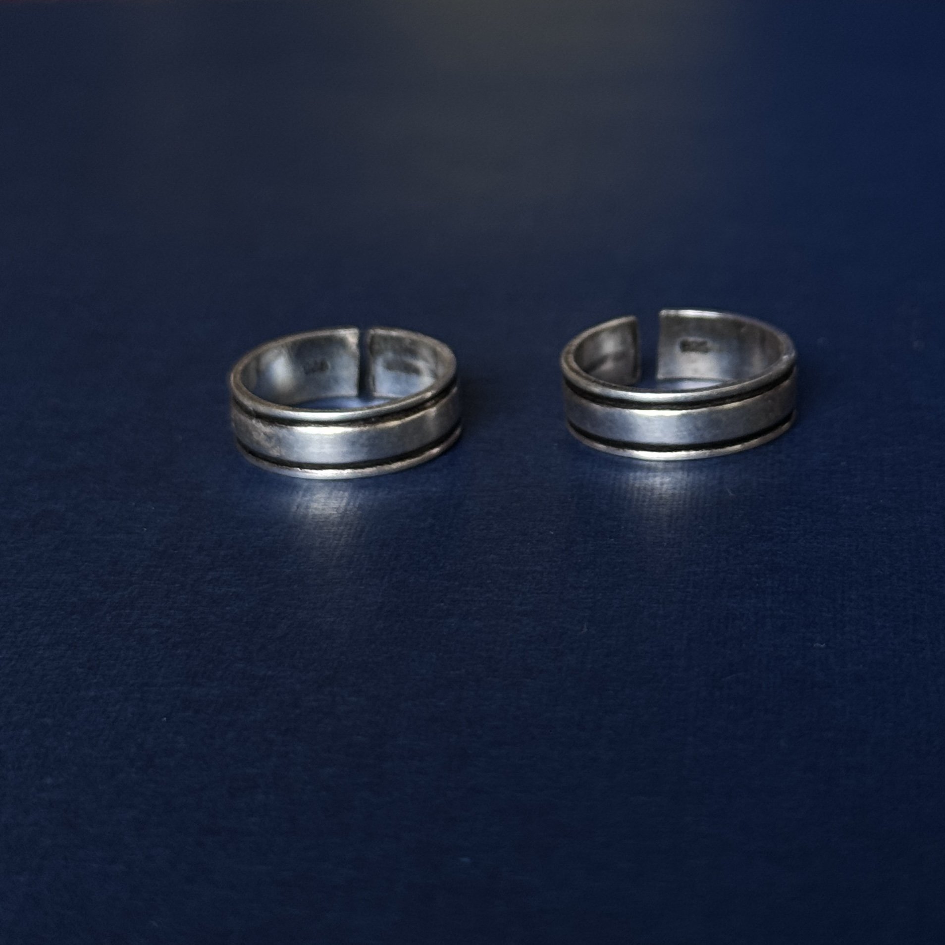 Luna Dual-Line Band Toe Ring A0026