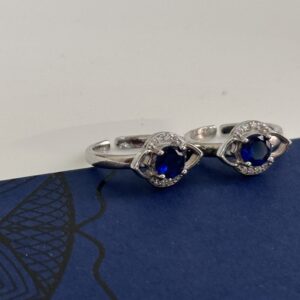 Cobalt Charm Toe Ring A0030