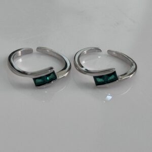 Emerald Edge Toe Ring A0005